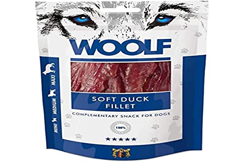 Perro Aperitivos Woolf 100 G – Suave Pato Filetear