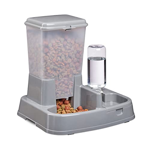 Relaxdays Distributore Automatico Di Acqua & Cibo