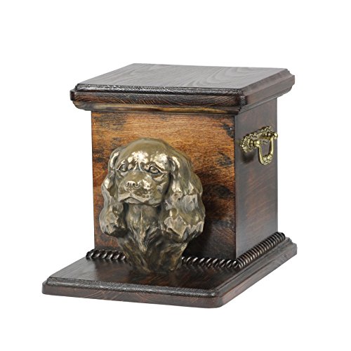Art-Dog Urna Commemorativa Per Cani Personalizzata Fatta A Mano - Scatola Per Cremazione Per Cani Personalizzata Di Lunga Durata - 19X31X22Cm - Re Car