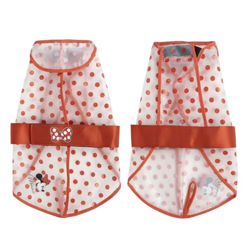 Minnie Mouse Giacca Impermeabile Per Cane Rosso Xs