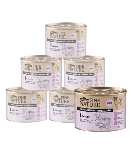 Dehner Fine Nature - Adulto Per Cani, Qualità Alimentare, Agnello