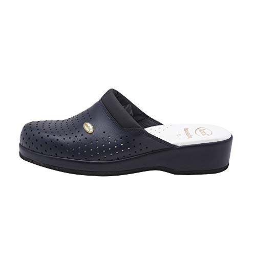 Scholl Clog Backguard, Zoccoli Sanitari Medicali Unisex - Adulto, Blue Navy, 43 Eu