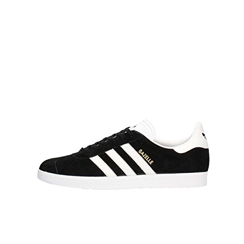 Adidas Gazelle, Scarpe Da Ginnastica Unisex - Adulto, Nero Core Black White Gold Met, 44 Eu