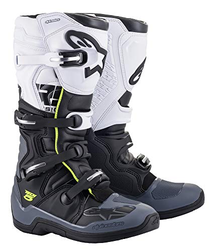 Alpinestars Tech 5 Stivali Motocross (Black/Gray/White,11 (45.5))