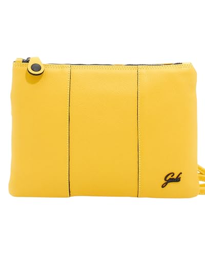 Gabs Borsa Donna Beyonce Black M Giallo Pochette Logo Nero Uni