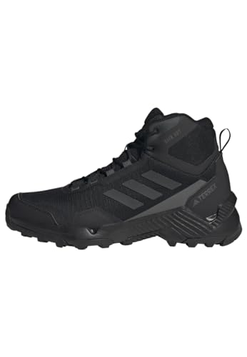 Adidas Eastrail 2.0 Mid Rain.Rdy Hiking Shoes, (Football) Uomo, Core Black Carbon Grey Five, 45 1/3 Eu