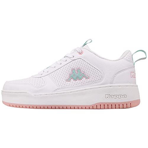 Kappa Codice Stile: 243324 Fogo Pf, Scarpe Da Ginnastica Unisex-Adulto, Bianco Rosé, 38 Eu