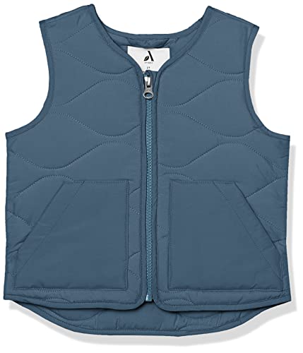 Amazon Essentials Smanicato In Poliestere Riciclato (Precedentemente Amazon Aware) Unisex Bambini E Ragazzi, Blu Marino Scuro, 6-7 Anni