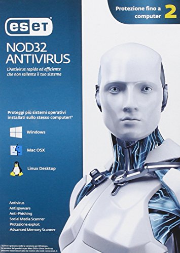 Eset Nod32 Antivirus Versione 7 - Fino A 2 Utenti