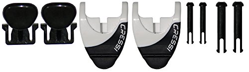 Cressi Marea/Marea Jr/Sky/Sky Jr/Ocean Fibbie Maschera, Parte Ricambio Originale Fornita In Coppia, Unisex – Adulto, Trasparente