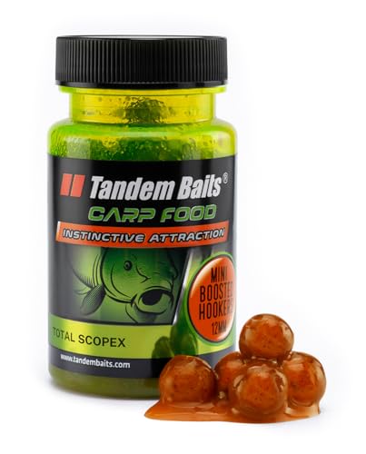 Tandem Baits Carp Food Mini Boosted Hookers Total Scopex | Carpfishing Pesche Pesca Accessori | Alimentatore Per La Pesca Carpa | Pesca Accessori Alla