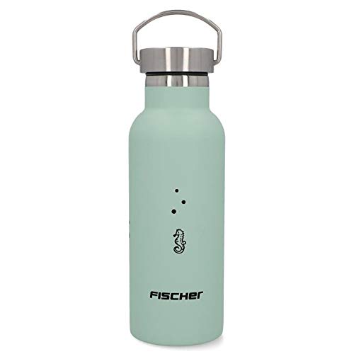 Fischer Trinkflasche, Bottiglia. Bambina, Verde, Normale