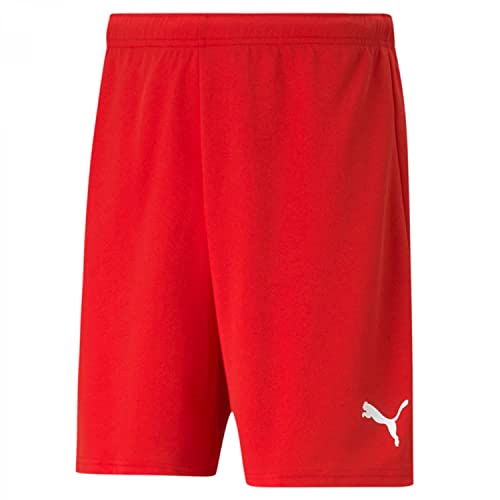 Puma 4063699210606 Teamrise Short Pantaloncini Uomo, M, Puma Red/Puma White