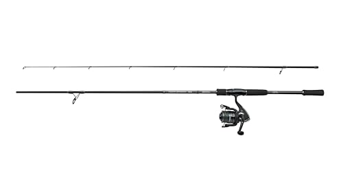 Abu Garcia Combo Fast Attack Pro 270 10-45G Zander Sp, Combo Da Spinning Per La Pesca Ai Predatori, Nero