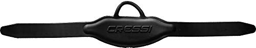 Cressi Straps Palau/Palau Saf, Cinghie Maschera Unisex Adulto, Nero, Taglia Unica