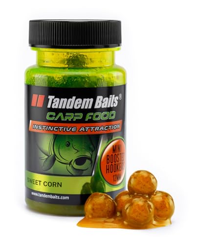 Tandem Baits Carp Food Mini Boosted Hookers Mais Dolce | Carpfishing Pesche Pesca Accessori | Alimentatore Per La Pesca Carpa | Pesca Accessori Alla C