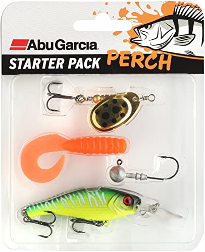 Starter Pack Perch- Abu Garcia – Disponibili Nelle Versioni Per Pesce Persico, Luccio, Trota E Lucioperca Per Pescatori Principianti O Intermedi, Comp