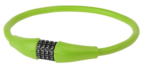 M-Wave Shape Memory Combination Lock, D 12.9 Mem, Green, With 4 Digits, On Card