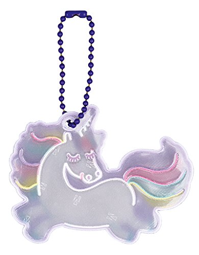 Moses Glimmis Reflektor Einhorn | Beidseitig Reflektierend, Rampada Sfera Bambini, Multicolore, Taglia Unica
