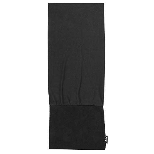 M-Wave Black Fleece, Fascia Multiuso. Unisex-Adulto, Nero, 24X70 Cm