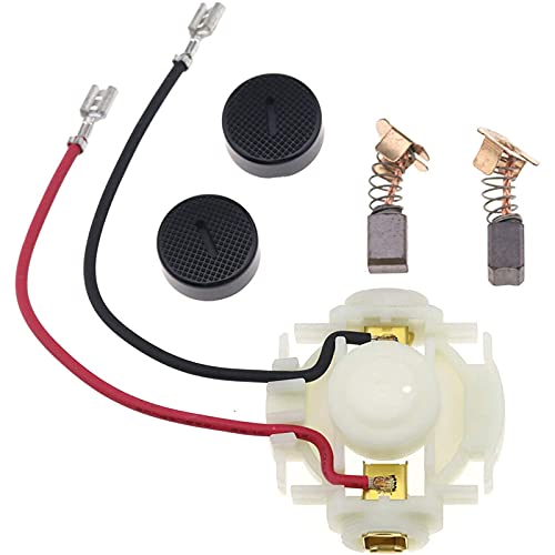 Vipmoon Scopa Di Carbone Cb430 + Porta Scopa Carbone + Tappi Per Smerigliatrice Makita Dga452 Bga452 Bga450 Bga402 Ga400 Ga400D