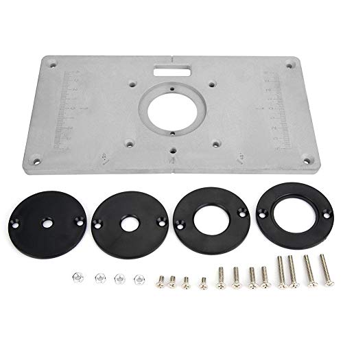 Piatto Di Inserimento Della Tabella Del Router, Tabella Di Alluminio Del Router Di Diy Per La Lavorazione Del Legno