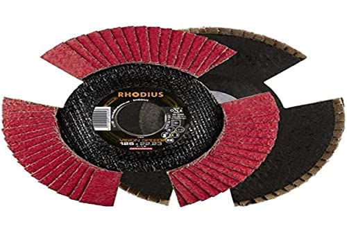 Rhodius Vision Speed 210645 - Disco Faecher, 125 X 22,23-P60, Diametro 125 Mm, 1 Pezzo