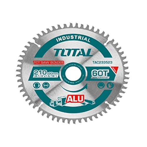 Total Tools Tac233523 Tct Lama Per Sega Per Alluminio 210Mm -8.25 In