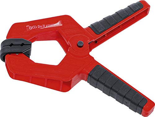 Bgs Diy 59822 - Morsetto A Colla, 150 Mm, Campo Di Serraggio 0-65 Mm, Ganasce Mobili, Morsetto A Molla, Morsetto A Molla