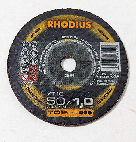 Rhodius Xt10 Mini 206799 Disco Da Taglio 50 Mm 6 Mm 1 Pc(I)