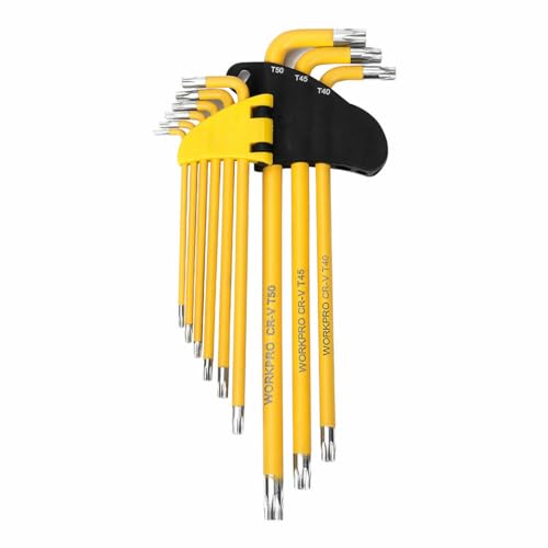 Workpro Set Chiavi Torx Lungo 9 Pezzi
