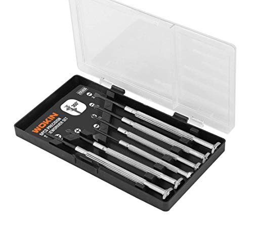 Wokin Set Di 6 Cacciaviti Di Precisione (Arancione Nero)