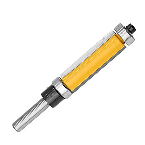 Gasea 6.35Mm Router Trim Trim Router Cuscinetto Alto E Basso Router Taglio Dritto Flush Trim Pattern Router Per La Lavorazione Del Legno 38Mm Lama