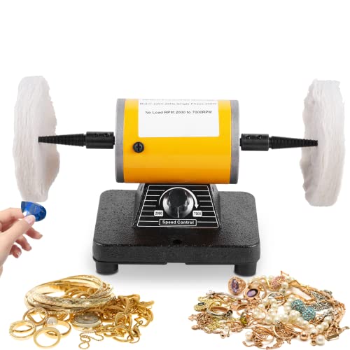 Baoshishan Lucidatrice Da Banco Lucidatrice Per Tornio Lucidatrice A Velocità Variabile Lucidatrice Per Gioielli 220V
