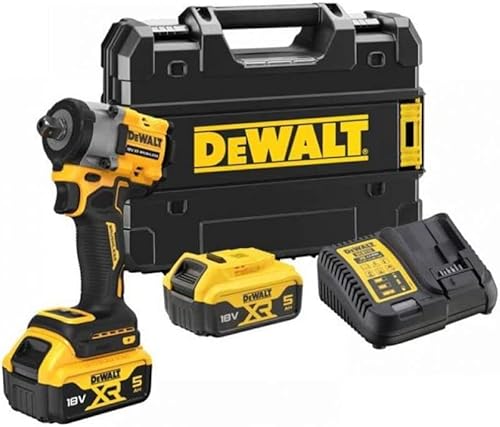 Dewalt Dcf921P2T Xr Bl Avvitatore A Impulsi 1/2" 18V 2 X 5.0Ah Li-Ion, Giallo