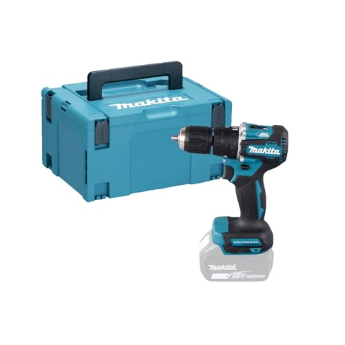 Makita Dhp487Zj Trapano Percussione Batteria 18V Brushless 40Nm Valigetta Makpac