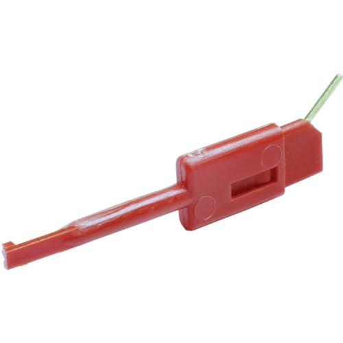 Sks Hirschmann 129015 974201101 Kleps 064 Pch - Morsetto A Coccodrillo, 0,64 Mm, Cat I Rosso