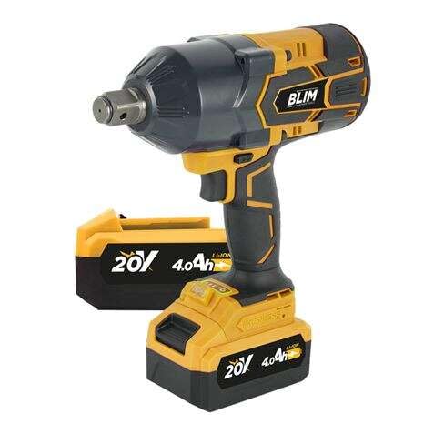 Blim Chiave Impact S/Carboni 1300 Nm - 20 V - 2 Batterie 4 Ah Marca