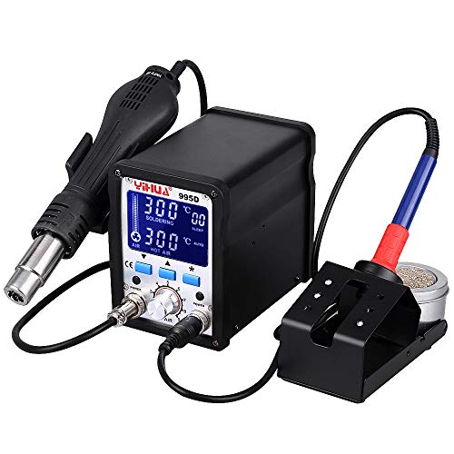 Mmobiel Yihua 995D 2 In 1 Soldering Station Iron 75W Hot Air Blower Rework Station 720W Hot Air