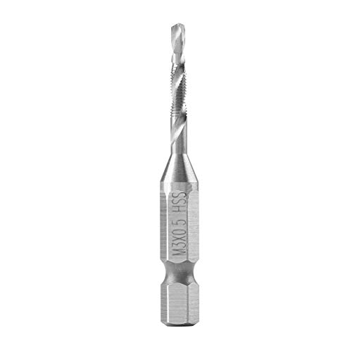 Rubinetto Esagonale M3 Hss Punte Per Maschi Metrici, Punte A Coda Esagonale 1/4"