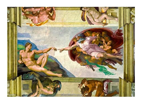 Puzzle Michelangelo La Creazione Di Adamo 1000 Pezzi