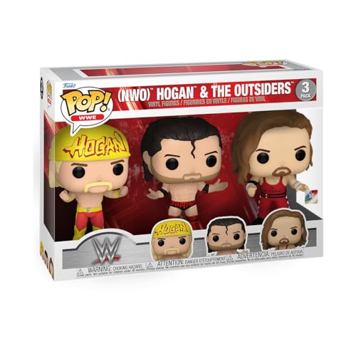 Funko Pop! Wwe: Hulk Hogan & Outsiders 3Pk - Figura In Vinile Da Collezione - Idea Regalo - Merchandising Ufficiale - Giocattoli Per Bambini E Adulti