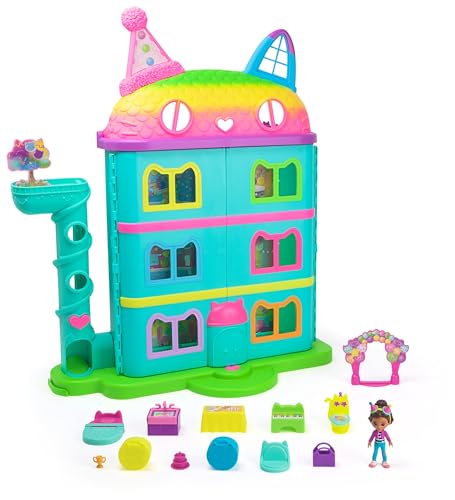 Gabby'S Dollhouse- Barbie Playset Gbbysprrfctdllhsecelebration, Multicolore, Piccolo, 6070742