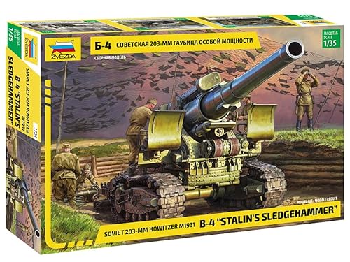 Zvezda 3704 Soviet 203-Mm Howitzer M1931 B-4 Stalins Sledgehammer 1/35