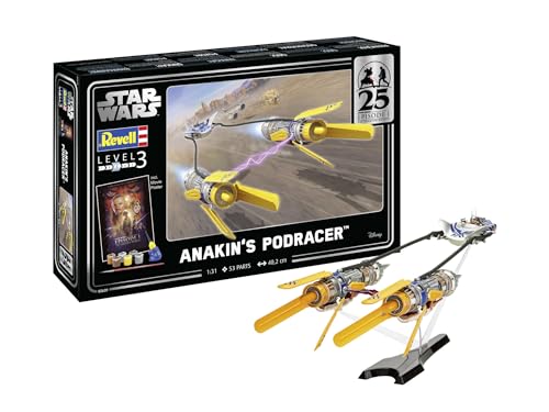 Revell Set Regalo 05639 Anakin'S Podracer: Star Wars Ep1 25Th Anniversary Scala 1:31 Kit Modello In Plastica Non Costruita Con Accessori