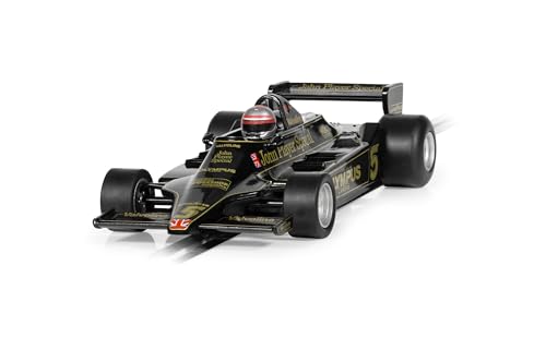 Scalextric C4494 Lotus 79-Mario Andretti-1978 World Champion Edition Slot-Cars, Nero