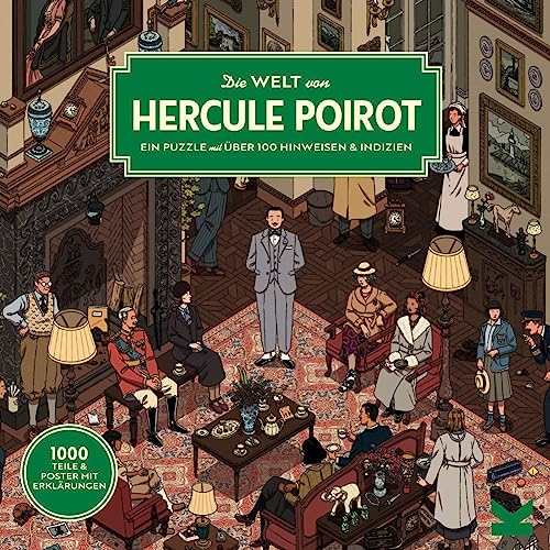 Laurence King-Il Mondo Di Hercule Poirot Puzzle Da 1000 Pezzi, 9783962443641
