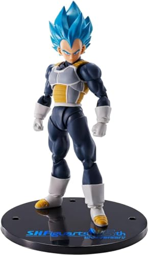 Dragon Ball Super S.H. Figuarts Action Figure Vegeta Super Saiyan Blue (15Th Anniversary Version) 14 Cm