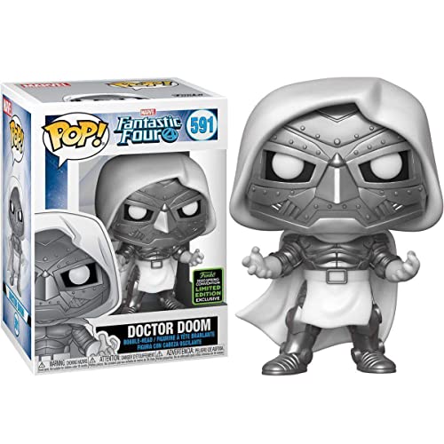 Pop Funko Vinyl 591 - Marvel Fantastic Four - Doctor Doom (Games Academy - 2020 Spring Convention Exclusive), Multicolore