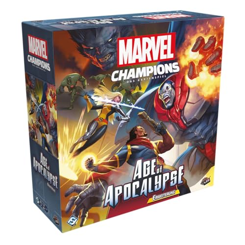 Fantasy Flight Games, Marvel Champions: Lcg – Age Of Apocalypse, Espansione Della Campagna, Gioco Di Esperti, Gioco Di Carte, 1-4 Giocatori, Dai 12+ A